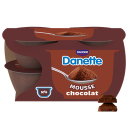DANETTE Mousse au chocolat les 60 g