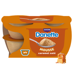 DANETTE Danone Mousse caramel salé les 60 g