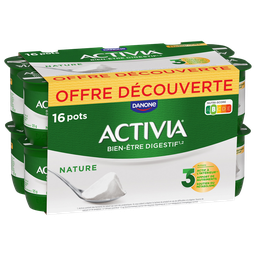 ACTIVIA Probiotiques - Yaourt au bifidus nature 16x125g