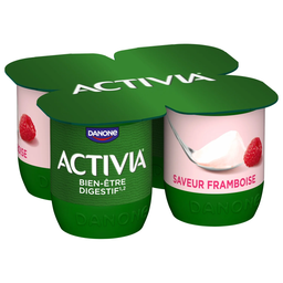 ACTIVIA Yaourts saveur framboise bifidus