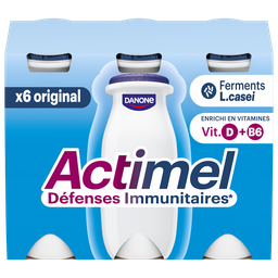 ACTIMEL Yaourt boire nature Les 100 g