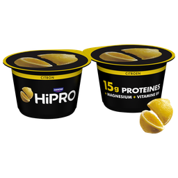 HIPRO Yaourts citron protéiné 0% MG