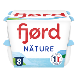 FJORD Danone Yogur natural queso blanco 8 x 125 g