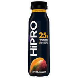 HIPRO Yaourt à boire mangue protéiné 0% MG