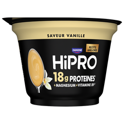 HIPRO Crème dessert saveur vanille protéinée