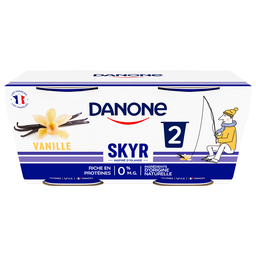 Danone Skyr À La Vanille 0% Mg 2X140G