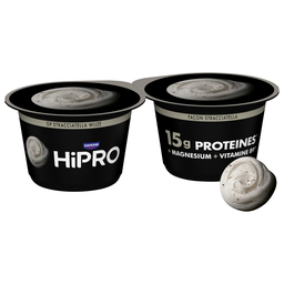 HIPRO Yaourts stracciatella protéiné 0% MG