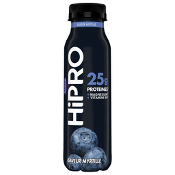HIPRO Yaourts à Boire Protéiné Saveur Myrtille