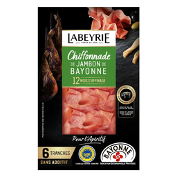 LABEYRIE Bayonne Ham Chiffonnade PGI 6 slices 60 g