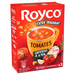 ROYCO Soupe Déshydratée Tomates et Croûtons à l'Ail