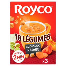 ROYCO Soupe Déshydratée aux 10 Légumes et Croûtons