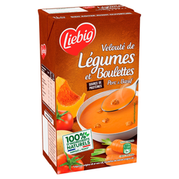 LIEBIG Sopa Crema de Verduras y Albóndigas 1 L