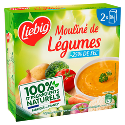LIEBIG Sopa de verduras molidas reducida en sal 2x30cl