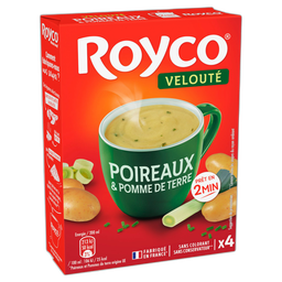 ROYCO Soupe Velouté Pomme de Terre Poireaux Petit Pois