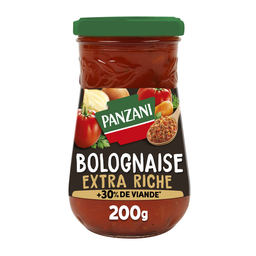 PANZANI Sauce Bolognaise extra riche - 200g