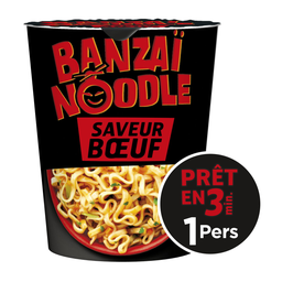BANZAÏ NOODLE Noodles instantâneos sabor carne 67 g