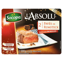 SOCOPA Bifes de alcatra com molho de morilles 2 peças 300 g