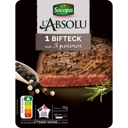 SOCOPA Bife de bovino marinado 3 pimentas 110 g