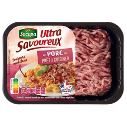 SOCOPA Haché de porc Ultra Savoureux 350 g