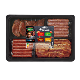 SOCOPA Plateau plancha bœuf et assortiment viandes 700 g