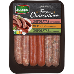 SOCOPA Assortiment saucisse façon charcutière 330 g