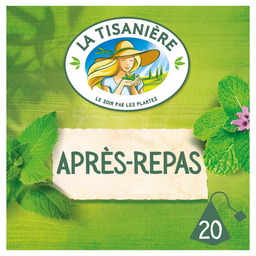 LA TISANIERE Infusion après-repas baobab menthe poivrée graines d'anis 37.5 g