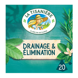 LA TISANIERE Infusion drainage maté grains de café vert romarin 37.5 g