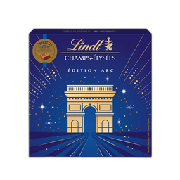 LINDT Champs-Elysées assortiment de bonbons fourrés au chocolat noir, blanc et au lait 231 g