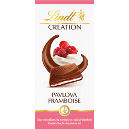LINDT Création Milk Chocolate Pavlova Raspberry 150 g