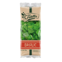 LES CRUDETTES basilic 11g