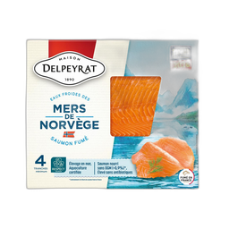 DELPEYRAT Saumon fumé Norvège 120 g