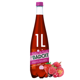 BADOIT Agua con gas aromatizada frutos rojos Bulles de fruits 1 L