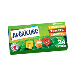 APERICUBE Cubos de queso para aperitivo long drink 24 piezas 125 g