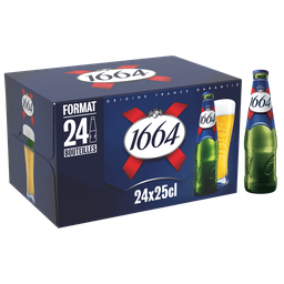 1664 Cerveza rubia 24 x 25 cl
