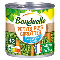 BONDUELLE Petits pois carottes sans arôme ajouté