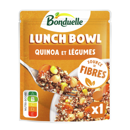 BONDUELLE Lunch bowl quinoa et légumes sachet express 1 personne 250g