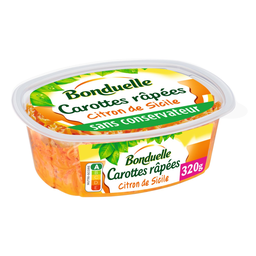 BONDUELLE Grated Carrots with Sicilian Lemon Juice 320 g