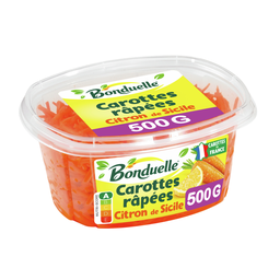 BONDUELLE Grated Carrots with Sicilian Lemon 500 g