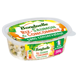 BONDUELLE Rice cucumber salmon salad 280 g