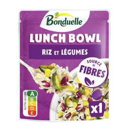BONDUELLE Lunch Bowl Rice red beans sweet corn and grilled vegetables 250 g