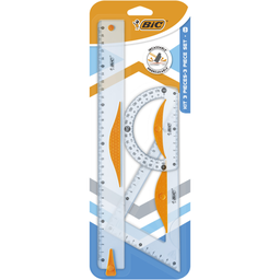 BIC Kit de Geometria escolar 3 peças