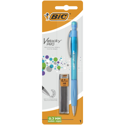 BIC Lapiseira Velocity Pro 0,7mm HB Blister 1+12 Minas