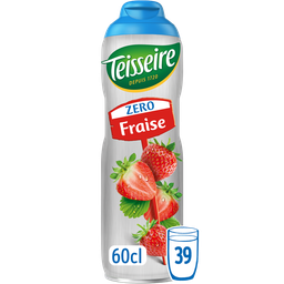 TEISSEIRE Sirop Fraise Zéro