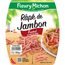 FLEURY MICHON Jamón ahumado rallado 2 x 75 g