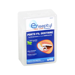 EFISEPTYL Hilo dental con mango sabor menta 48 unidades