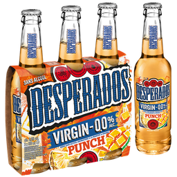 DESPERADOS Bière Punch Ananas Mangue Citron Vert Sans Alcool 0,0%