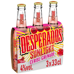 DESPERADOS Bière Aromatisée Cerise et Grenade Sunlight 4%