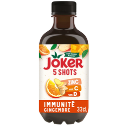 JOKER Shots Inmunidad Jengibre Sin Azúcares Añadidos 33 cl