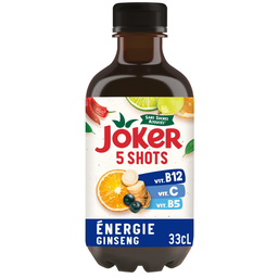 JOKER Shots Energía Ginseng Sin Azúcares Añadidos 50 cl
