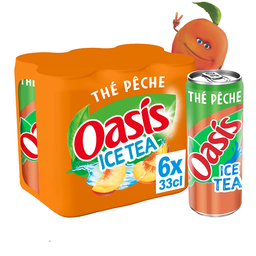 OASIS Boisson Thé Glacé Pêche